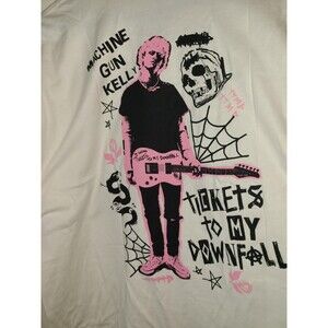 MGK Shirt XL TICKETS TO MY DOWNFALL TOUR Machine Gun Kelly Rock Band Merch NEW
